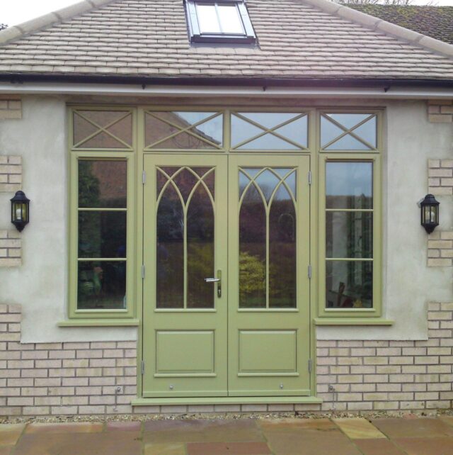 timber french doors