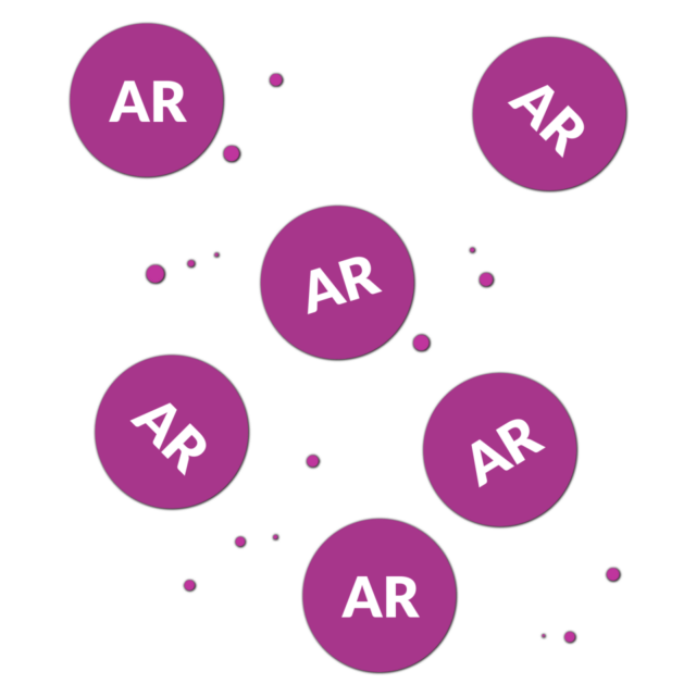 argon ar gas molecules