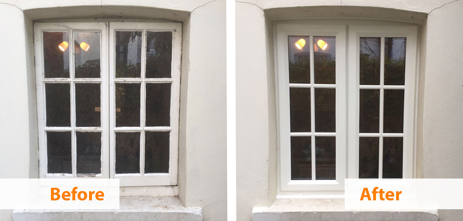 Before and After Georgian Windows