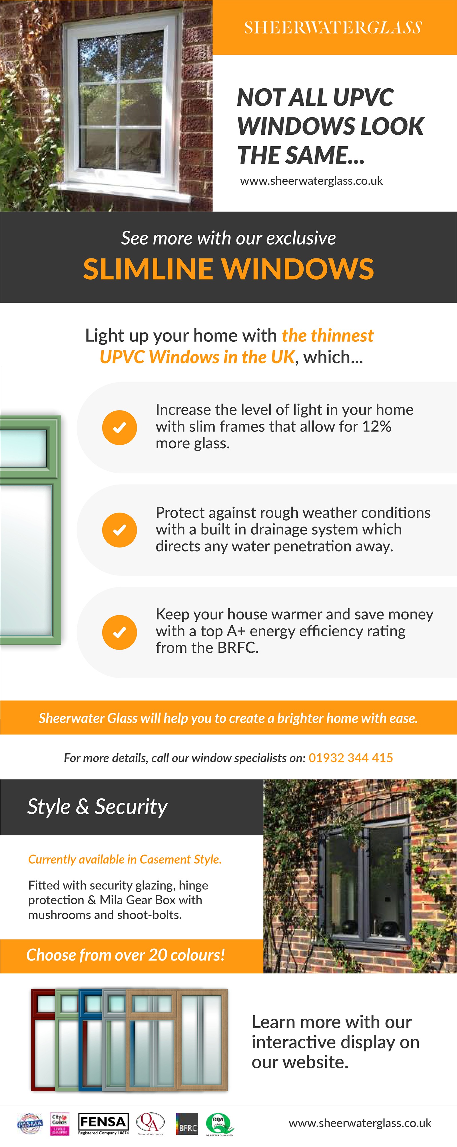 uPVC Slimline Windows Guide 2018