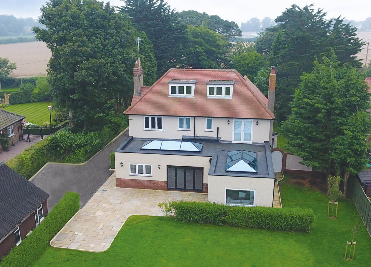 lantern roof extension project