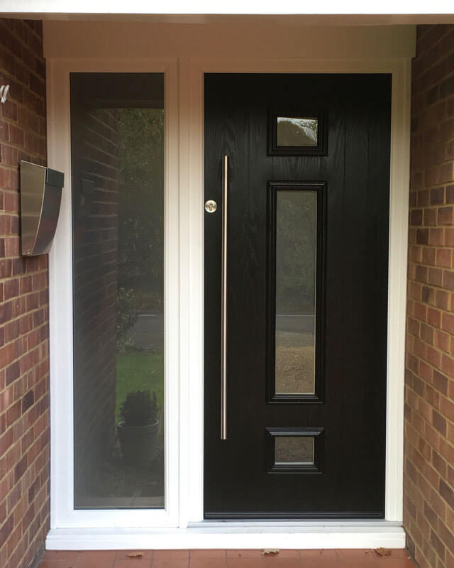 Black Composite Door