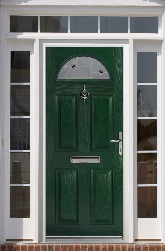 Green Composite front door