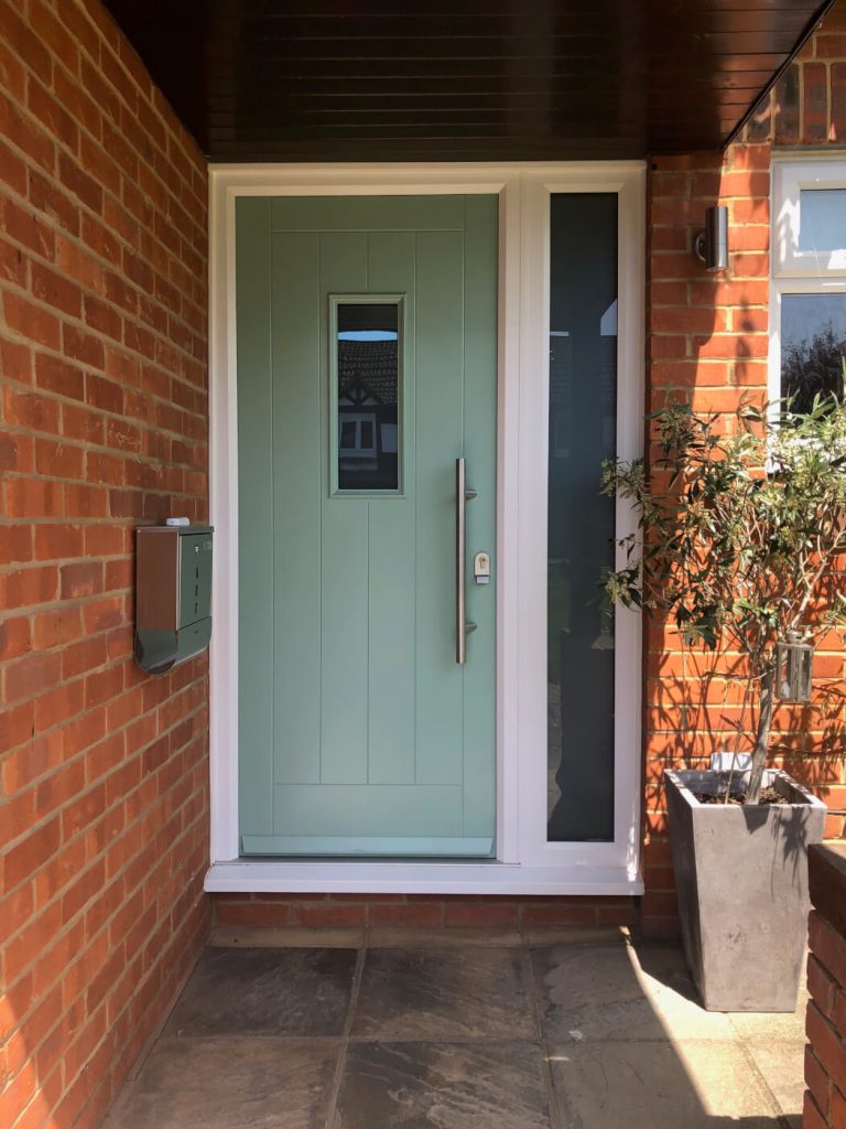 Chartwell green composite front door