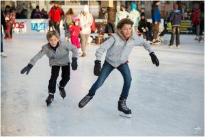 Ice skating