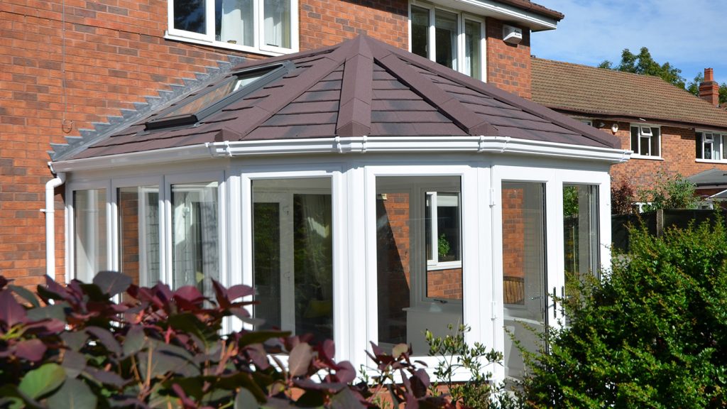 Victorian guardian roof conservatory with VELUX window