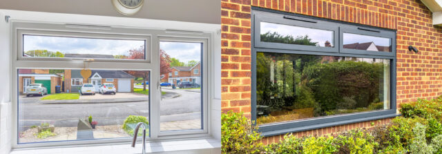 Slimline Aluminium and uPVC windows