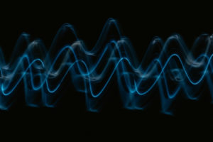 blue soundwave
