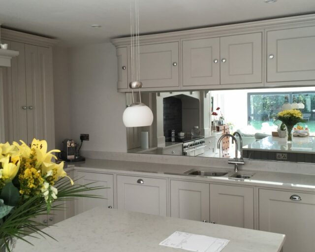 glass mirror splashback