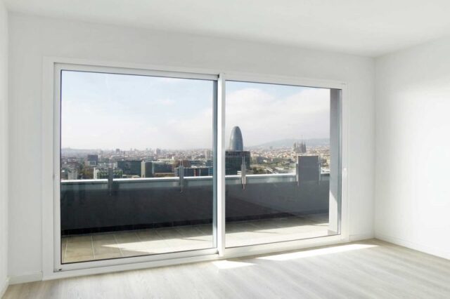 Sheerline aluminium sliding doors