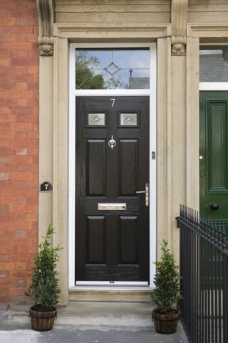 black composite door