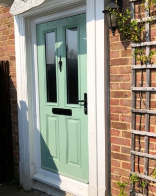 green composite door