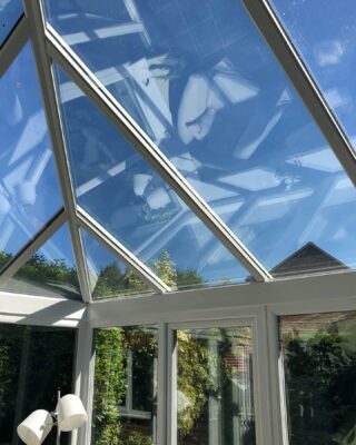 glass conservatory roof