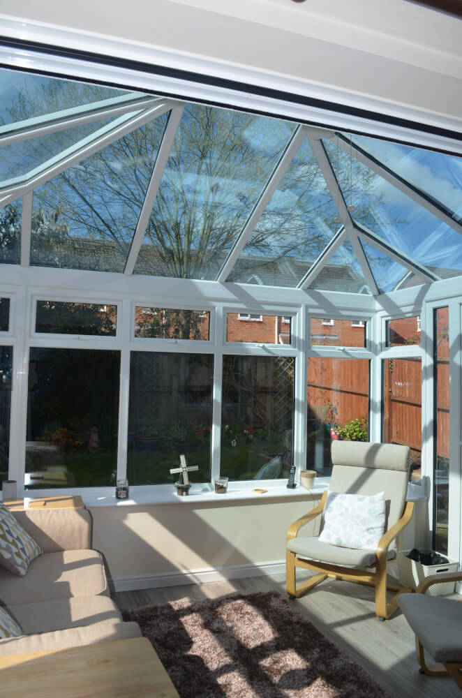 upvc conservatory interior view