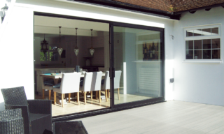 liftglide aluminium patio door