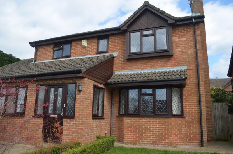 slimline windows rosewood leaded glass full house