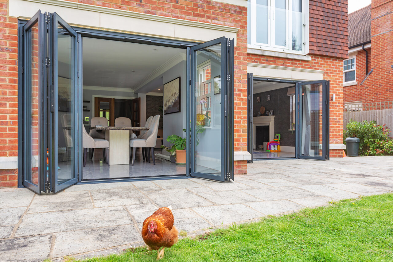 Anthracite Grey Bi-fold doors