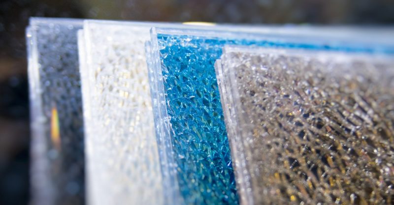 crackled glass table top