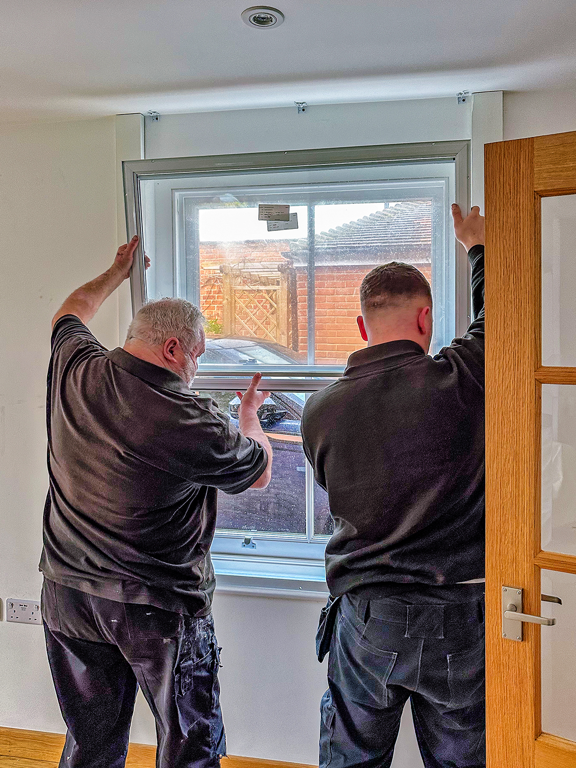 Secondary Glazing window fitting