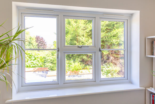 uPVC Slimline Window white