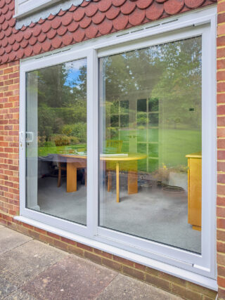 White Sliding Patio Doors