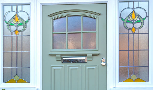 Olive Timber Front Door