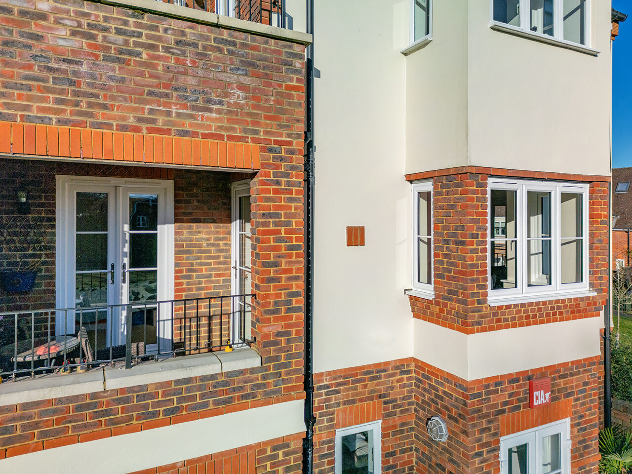 Pyford Apartment refurbishment uPVC windows and French Patio Doors