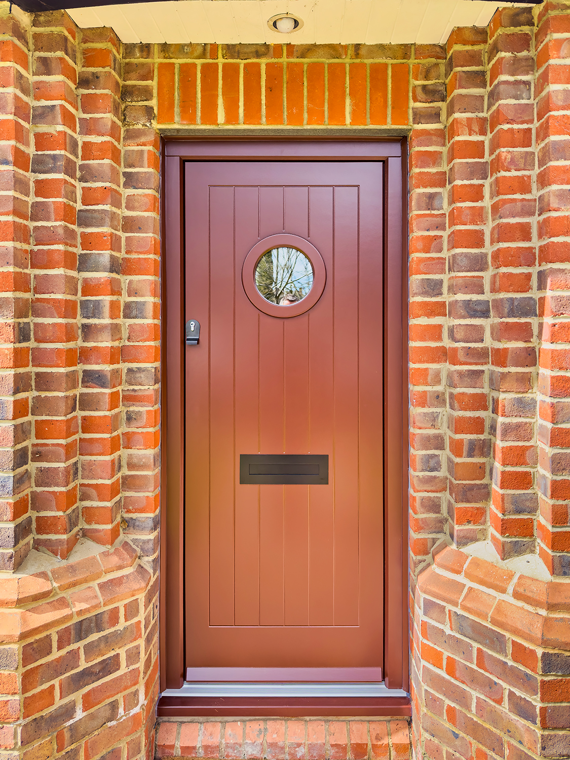 Timber front door