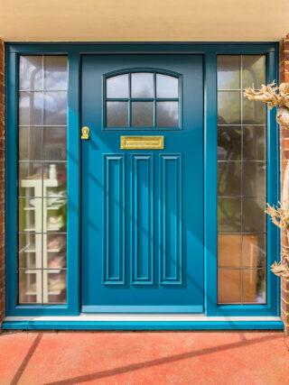 Timber Front Door