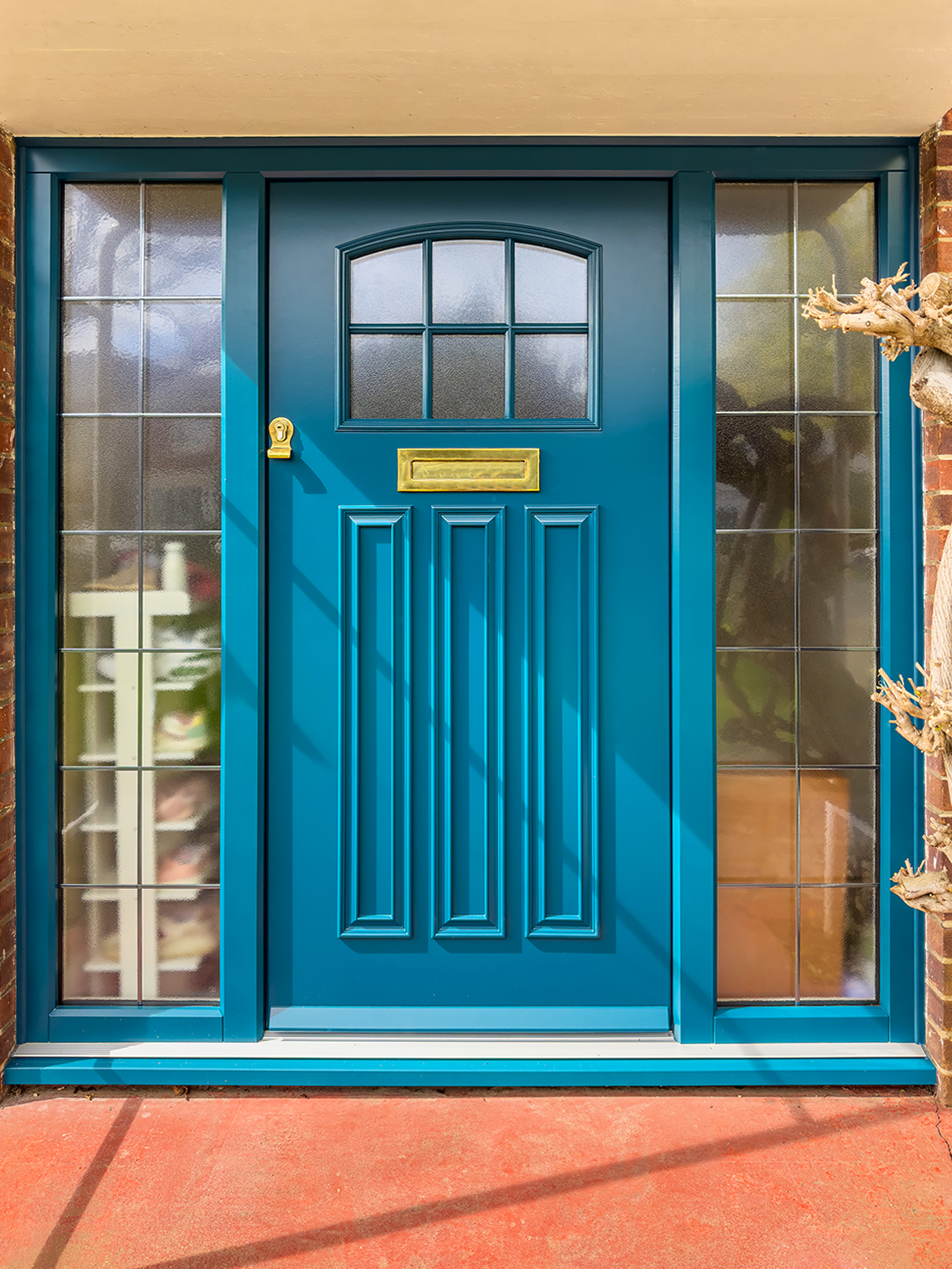 Timber Front Door