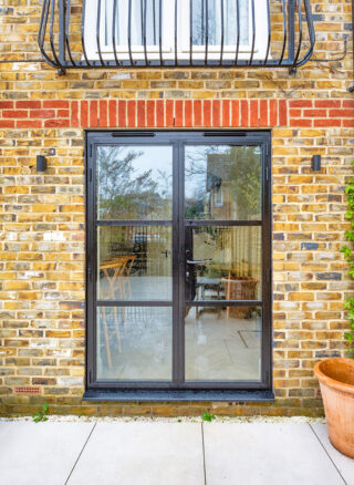 Black Aluminium French Doors