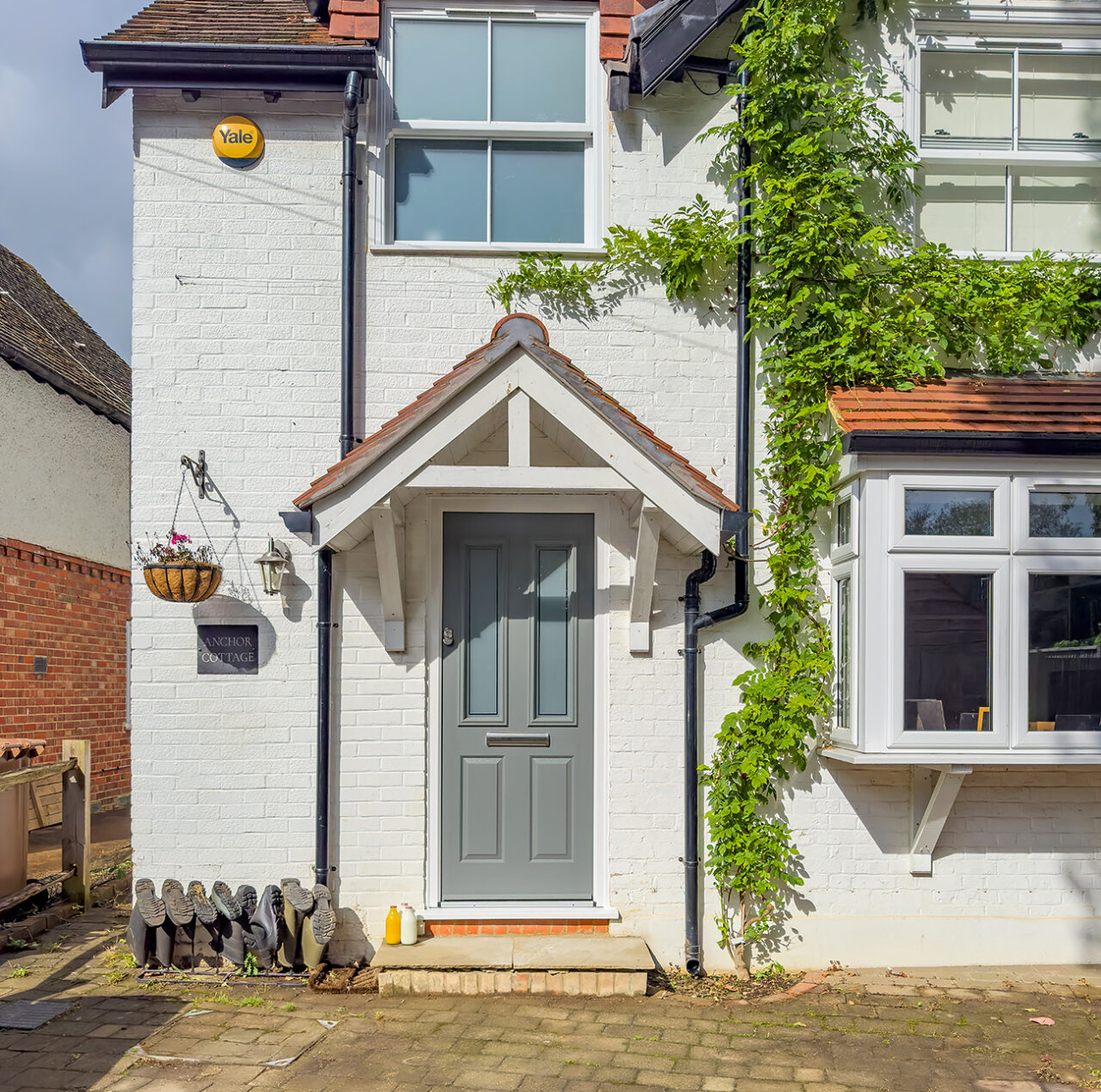 Grey Composite Front Door