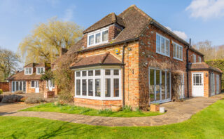 Flush Casement Windows with Bay and French Patio Doors Berkshire