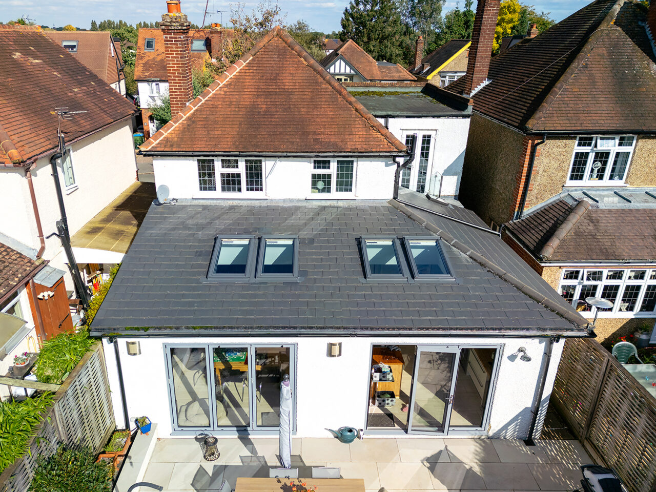 VELUX windows Kitchen Extension Walton-on-Thames