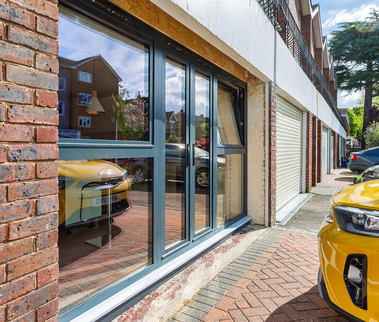 Anthracite Aluminium French Doors & Tilt & Turn Windows