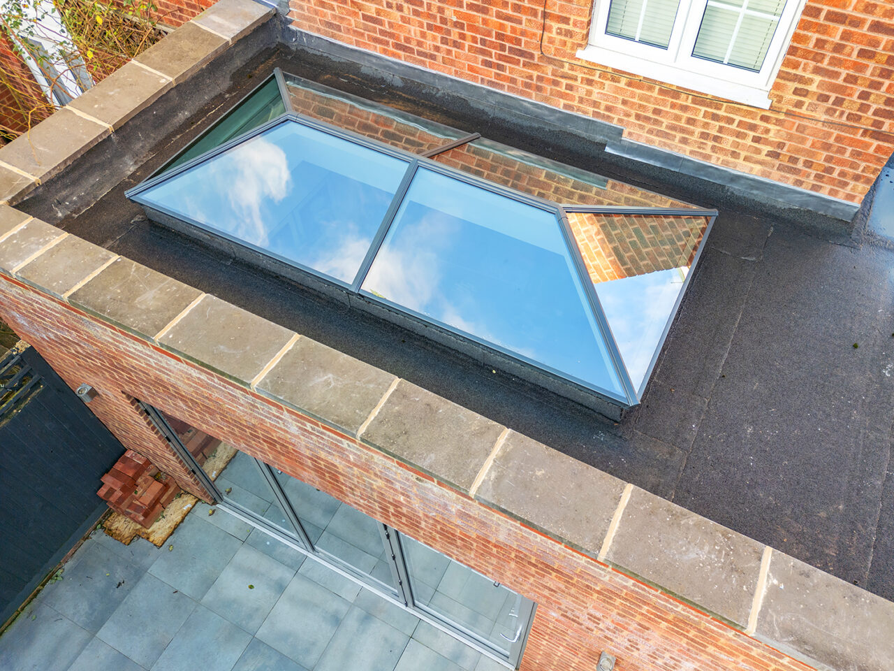 Roof Lantern and 3 Skylights For home extension