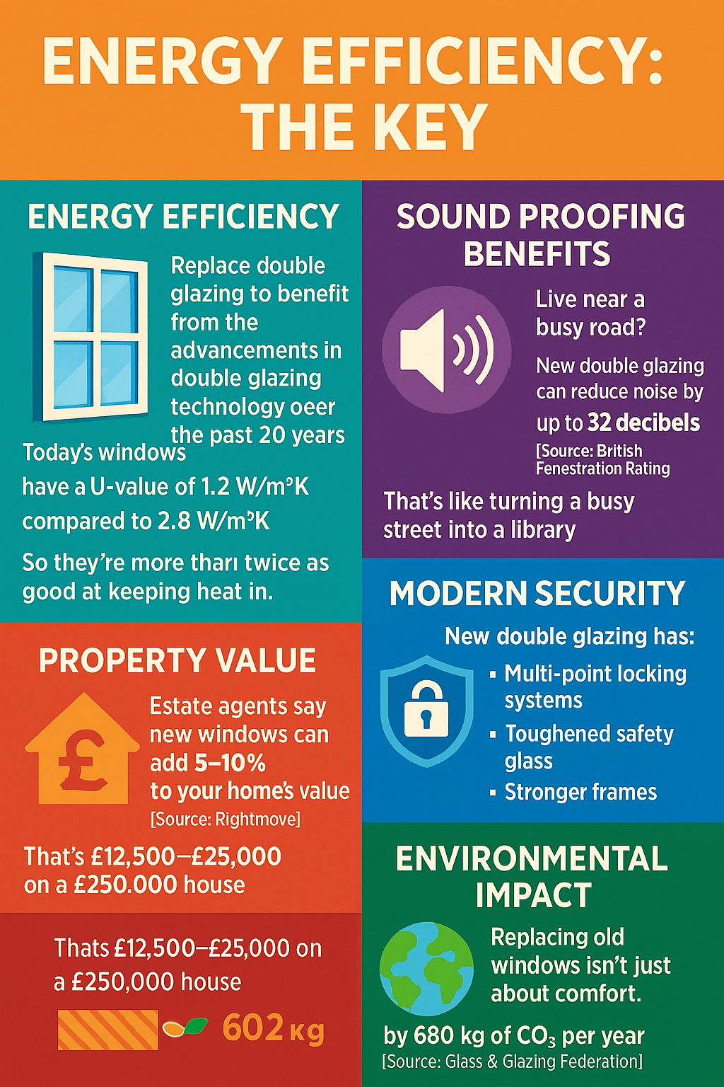 Sheerwater Glass Window double glazing benefits