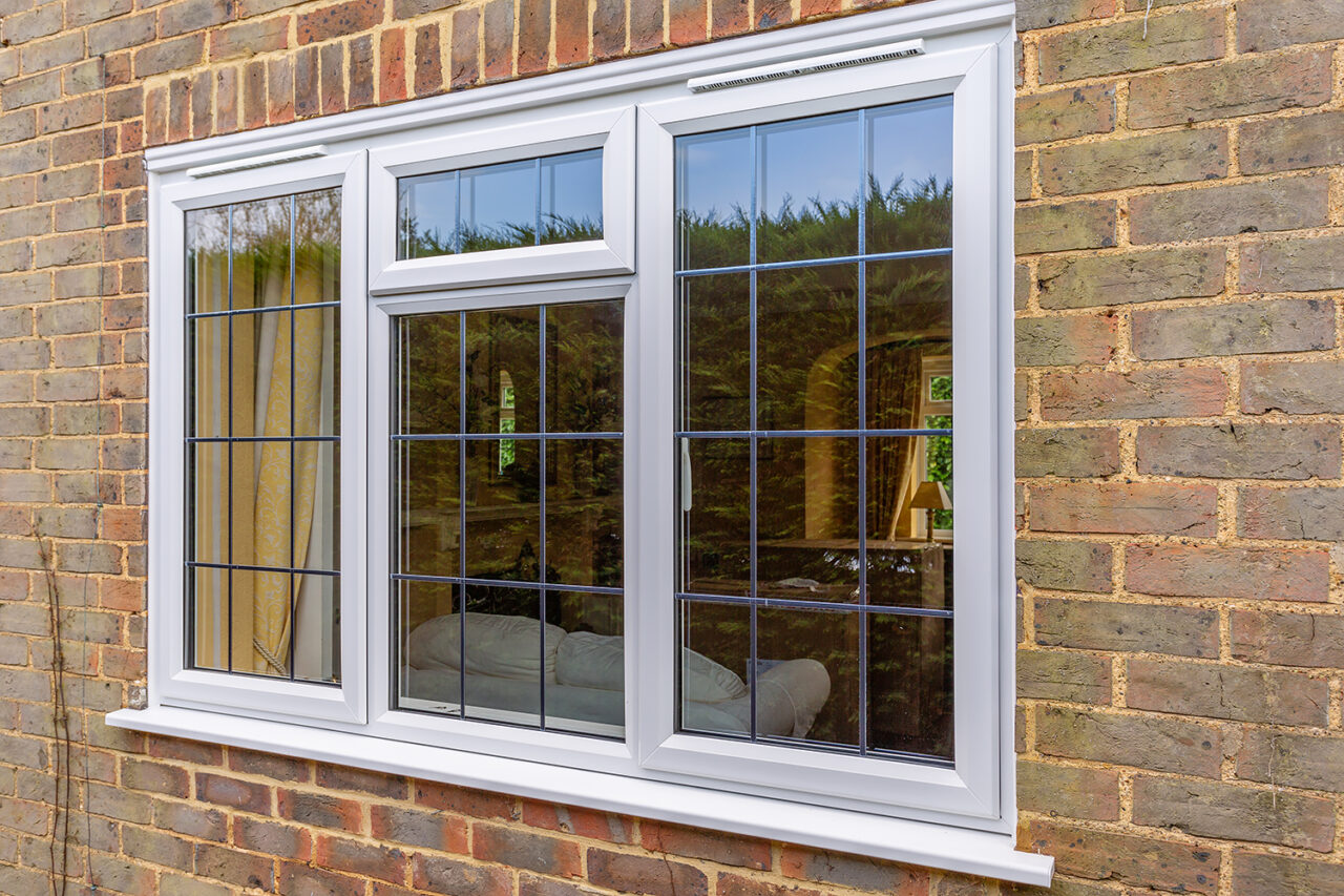uPVC Slimline Windows with Lead Bars
