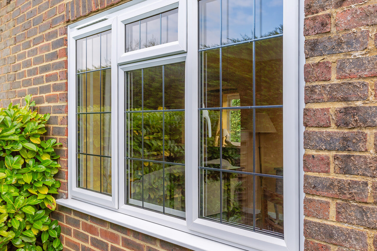 uPVC Slimline Windows with Lead Bars