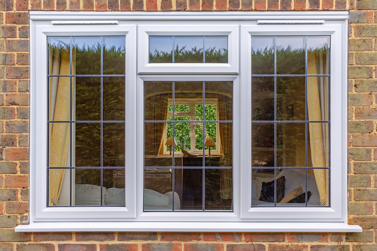 uPVC Slimline Windows with Lead Bars
