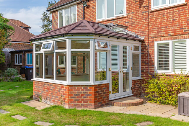 Solid roof conservatory