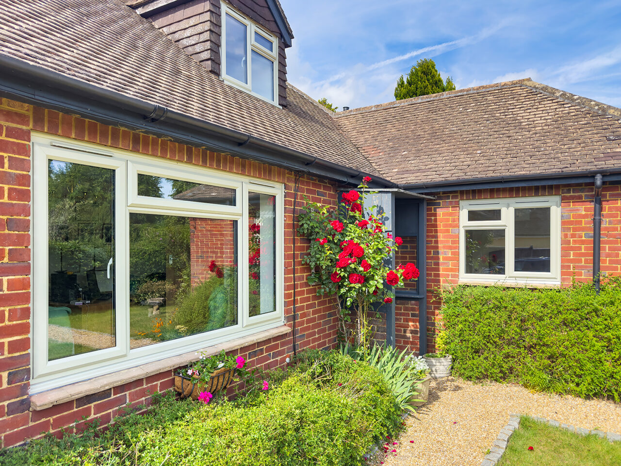 Window on a sunny day